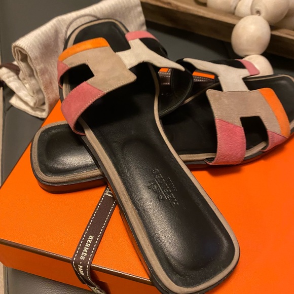 Hermes Oran suede slides - SOLD - Picture 2 of 8